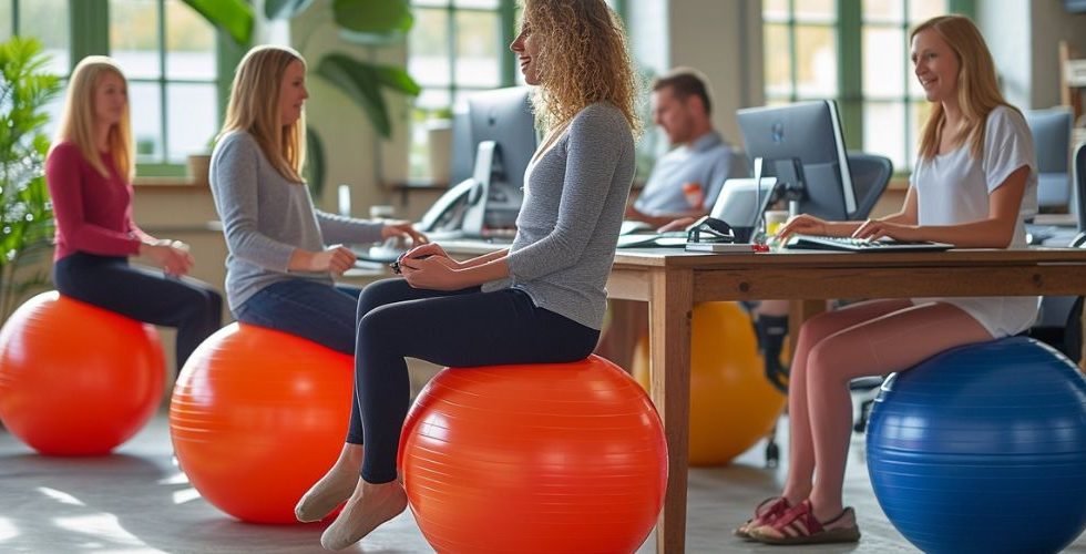 Optimisez votre espace de travail avec un Swiss Ball au bureau
