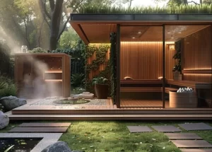 Transformer son jardin en oasis de bien-être : le hammam et sauna extérieur