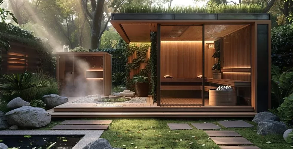 Transformer son jardin en oasis de bien-être : le hammam et sauna extérieur
